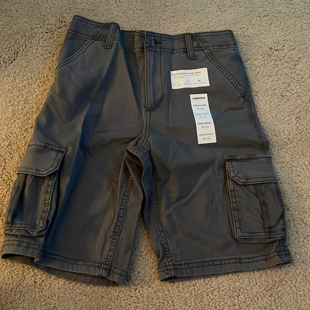 Sonoma Boys Authentic Cargo Shorts Size 8